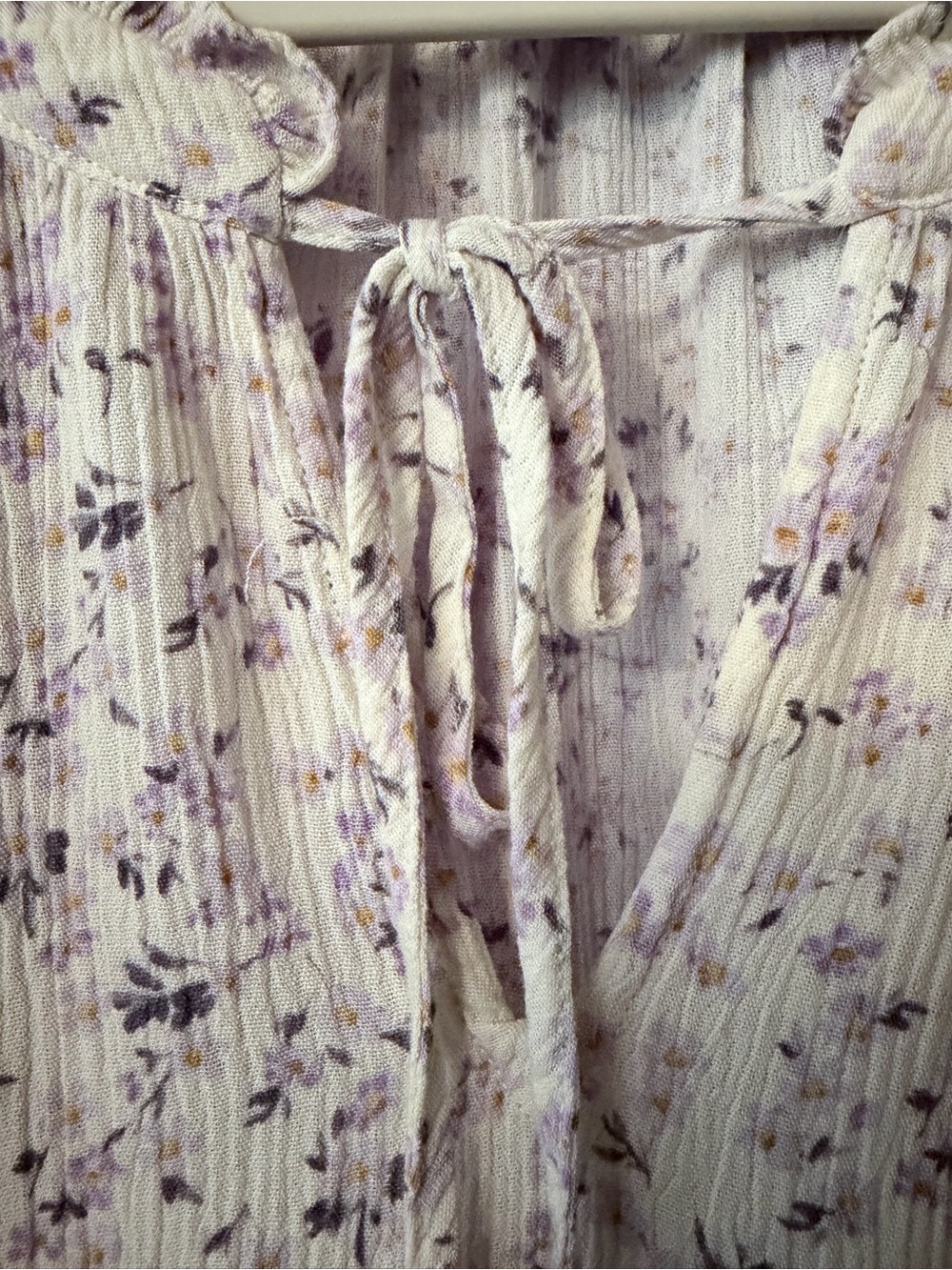 Light Purple Floral Peasant Blouse - Torrid - Picture 2 of 5
